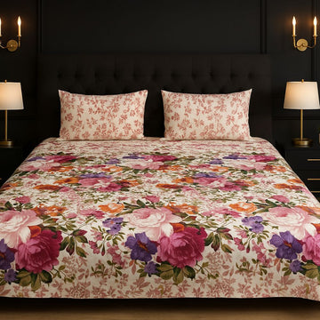 Blossom Garden Floral Bedsheet