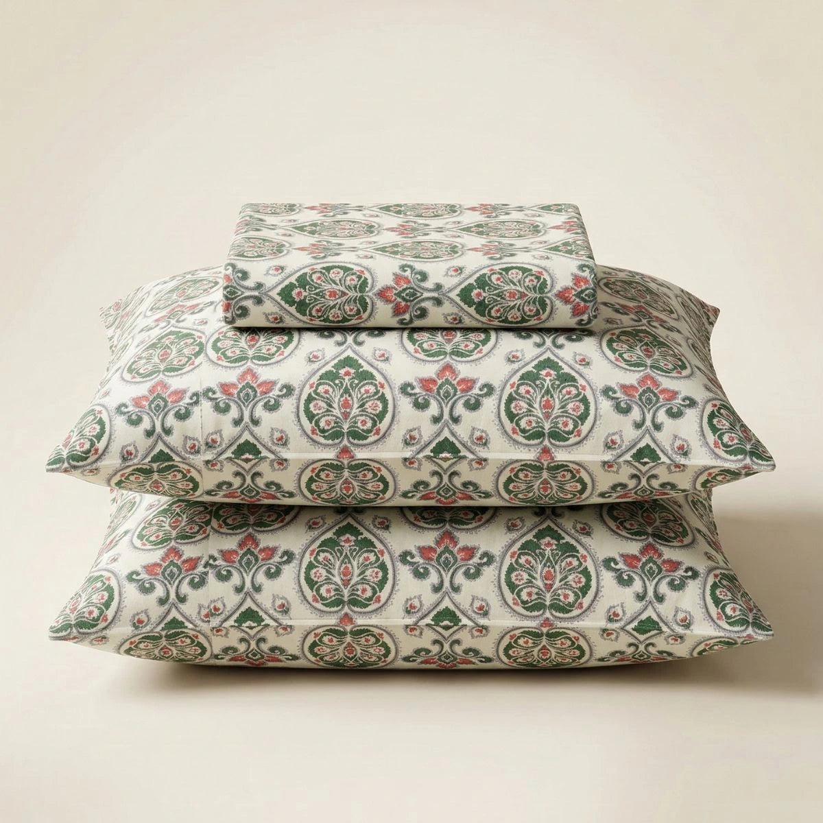 Royal Green Bloom Bedsheet