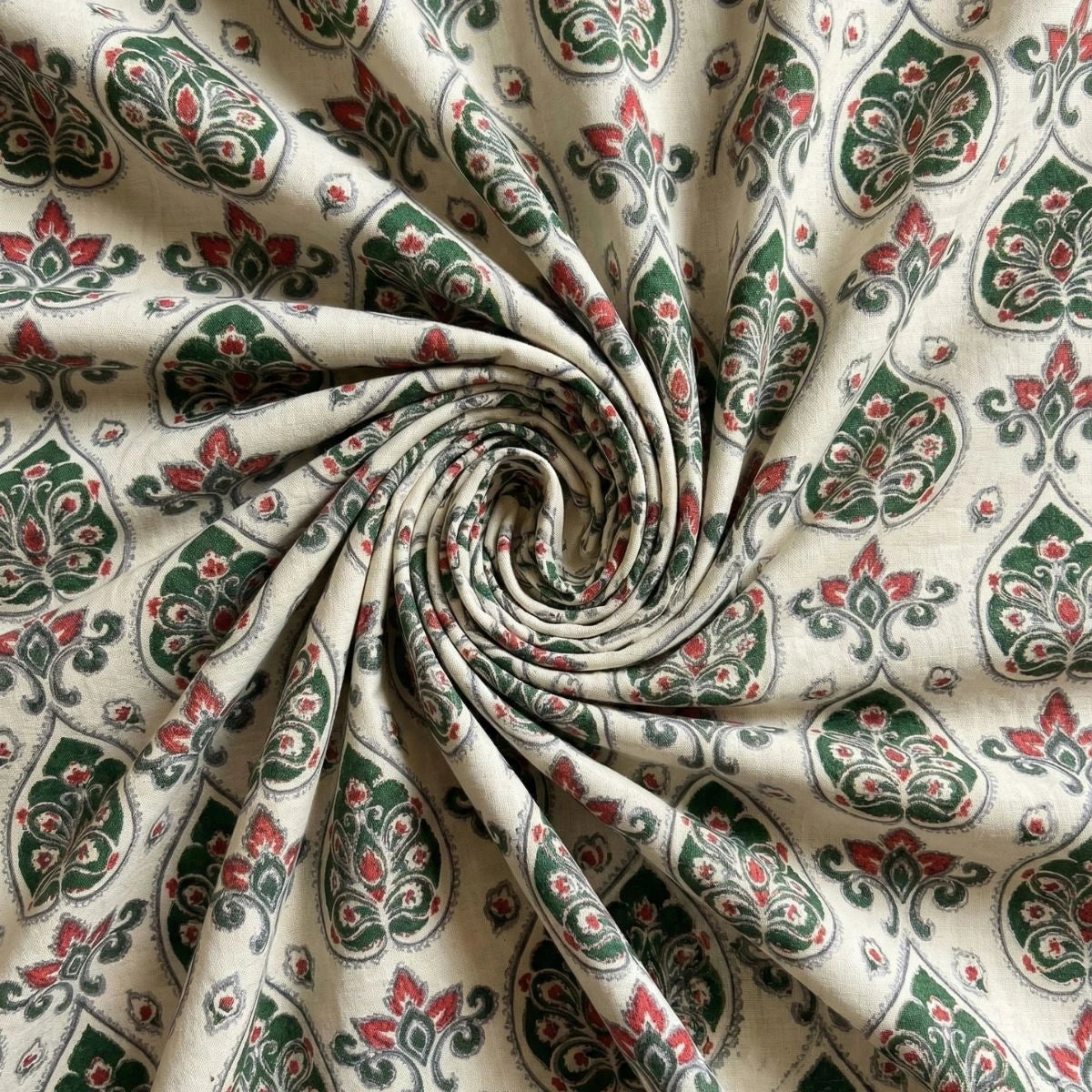 Royal Green Bloom Bedsheet