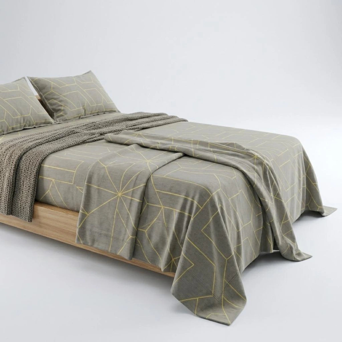 Golden Hexa Luxe Bedsheet