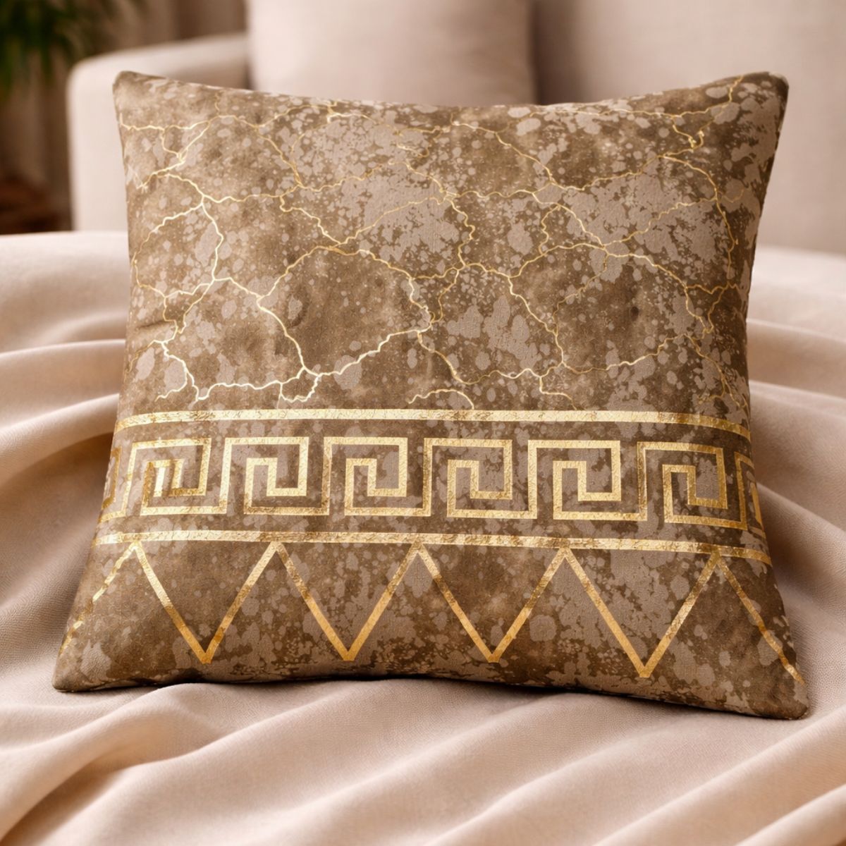 Imperial Gold Border Cushion