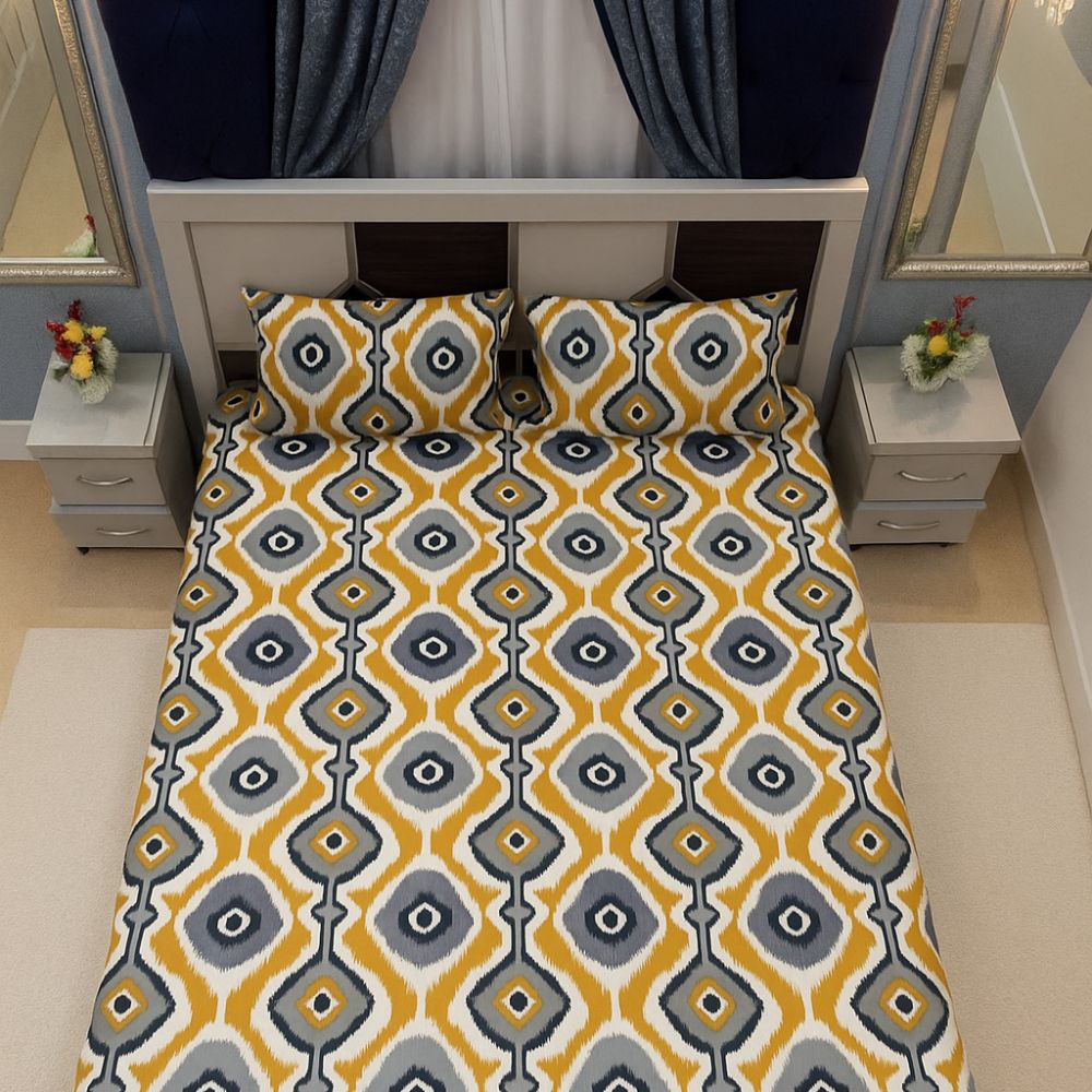 Heritage Ikat Fusion Bedsheet