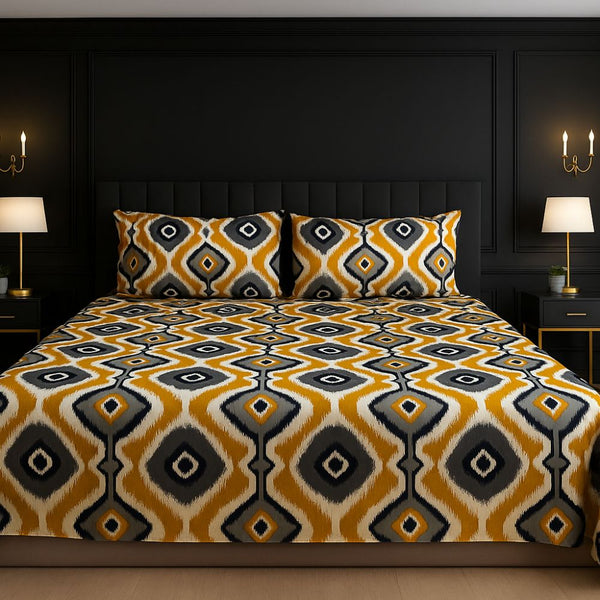 Heritage Ikat Fusion Bedsheet