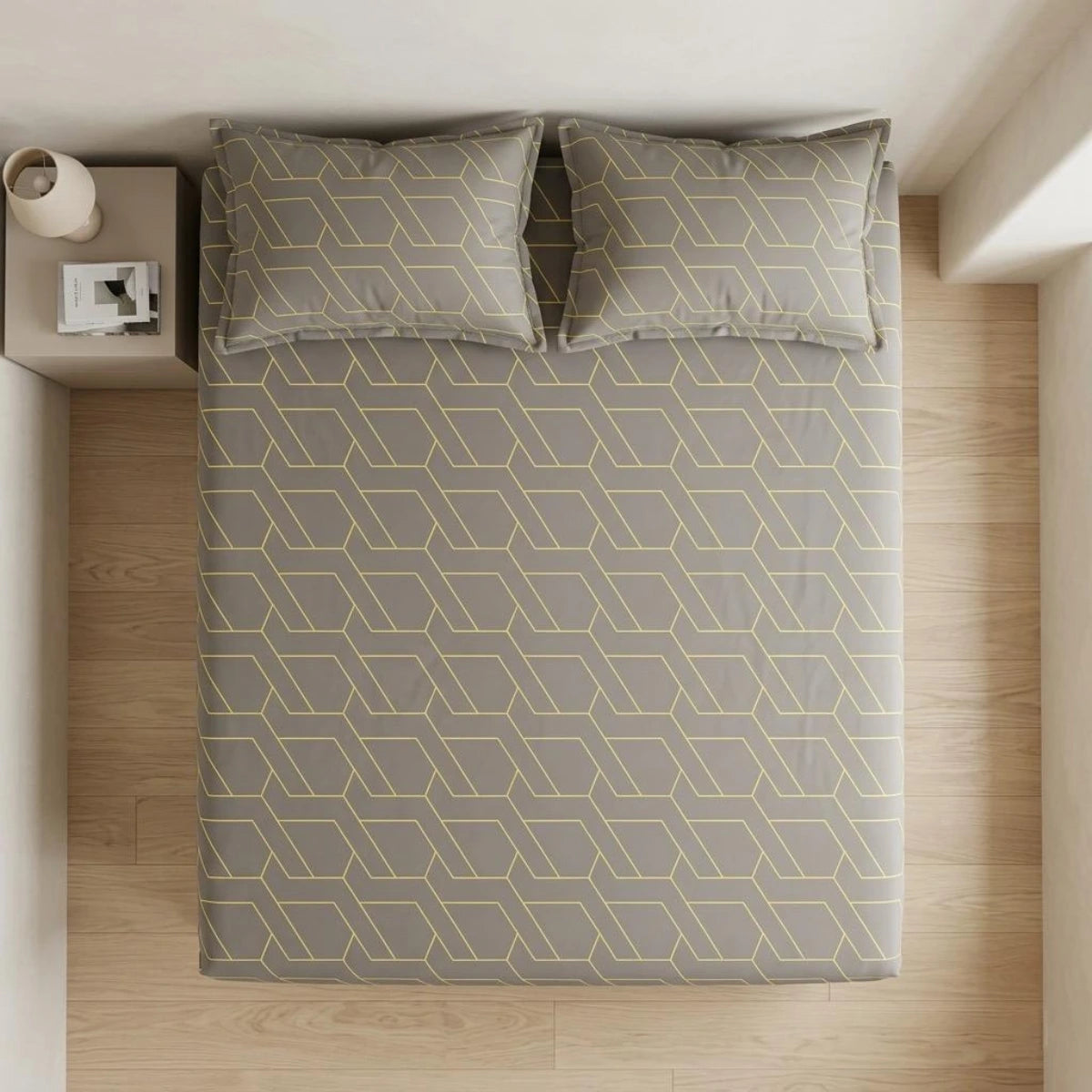 Golden Hexa Luxe Bedsheet