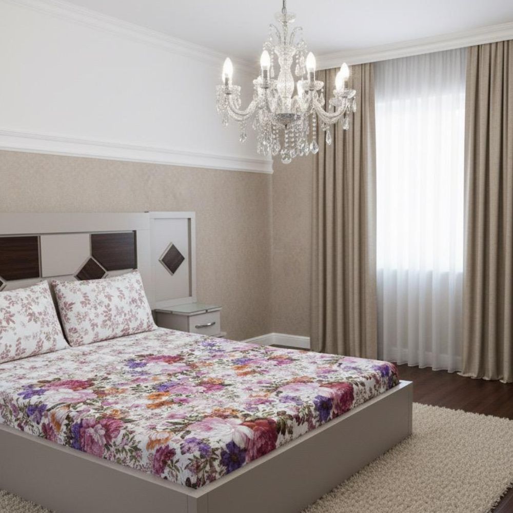 Blossom Garden Floral Bedsheet