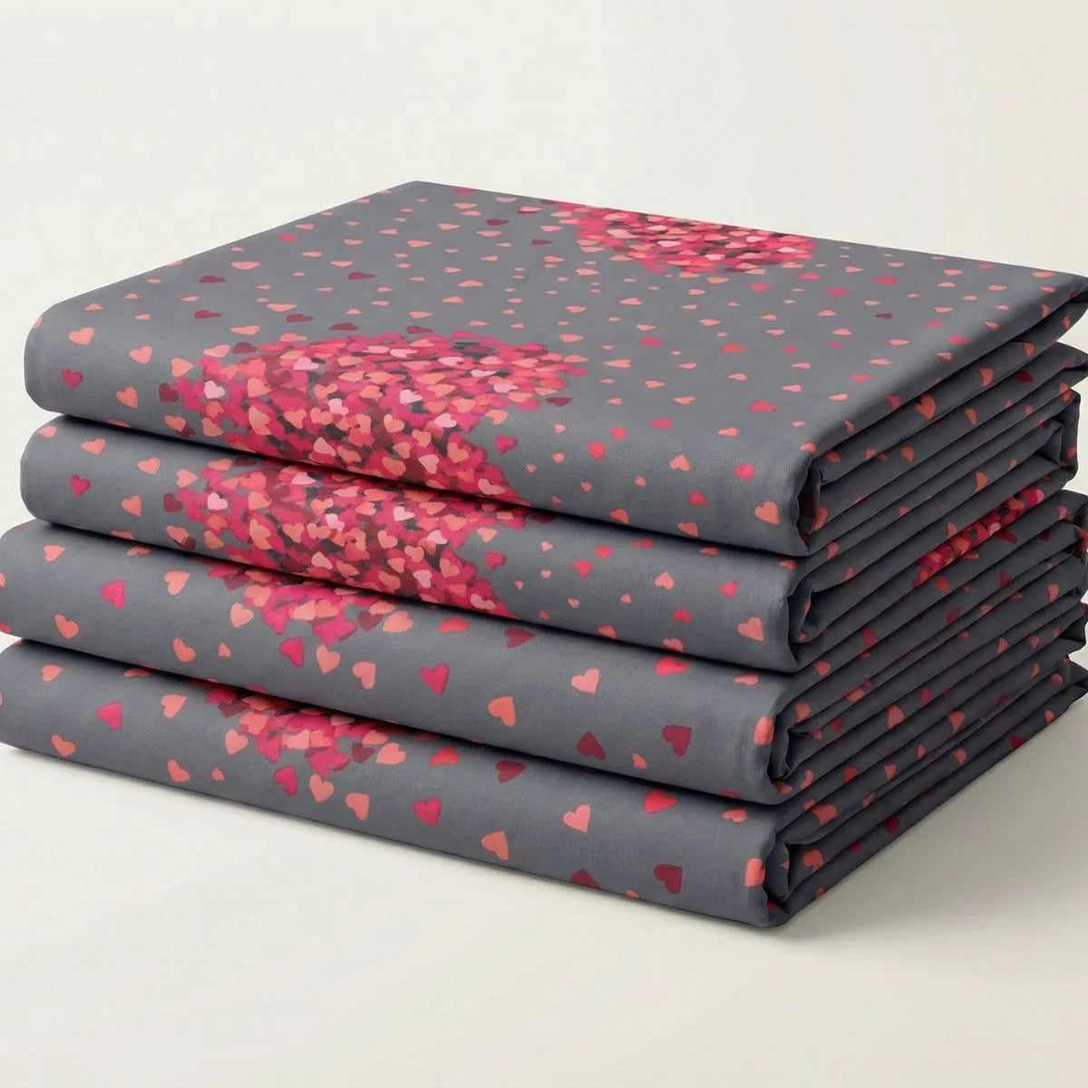 Romantic Bloom Hearts Bedsheet Collection ❤️